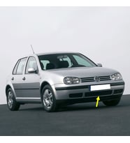 VW Golf 4 1998-2004 Ön Tampon Alt Orta Izgarası 1J0853677D