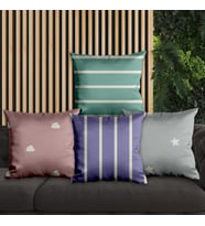 eJOYA Çizgisel Tasarımlı 4'lü Yastık İçi Ve Kırlent Kılıfı 45cm 113829