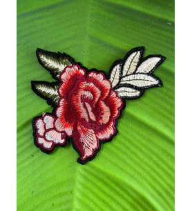 13X10 CM ÜTÜ İLE YAPIŞAN NAKIŞ İŞLEME ÇİÇEK ARMA YAMA DİKİŞ HOBİ AAKSESUARI