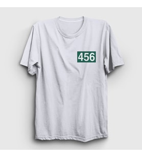Presmono Unisex Beyaz Seong Gi Hun 456 Squid Game T-Shirt 261350tt (Beyaz)
