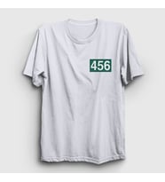 Presmono Unisex Beyaz Seong Gi Hun 456 Squid Game T-Shirt 261350tt (Beyaz)