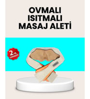 Ev Tipi Ovmalı Isıtmalı Boyun Omuz Bel Masaj Aleti Kolay Kullanım