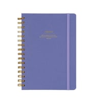 VICTORIA'S JOURNALS 1605 CANVAS SERT KAPAK A5 100gr.160 SYF. NOKTALI DEFTER MAVİ