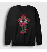 Presmono Unisex Siyah Civil War Guns N' Roses Sweatshirt 56502tt
