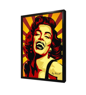 Marilyn Monroe Çerçeveli Mdf Tablo