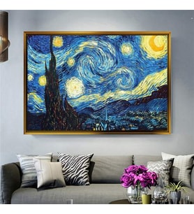 Altın Çerçeveli dekoratif tablo l451 (Gold)