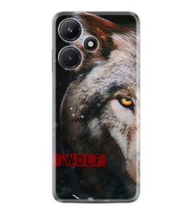 Infınix Hot 30i Kılıf Silikon Desen Özel Seri Wolf Eyes 1758
