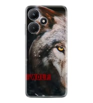 Infınix Hot 30i Kılıf Silikon Desen Özel Seri Wolf Eyes 1758