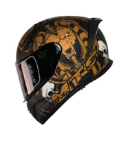 Motosiklet Kaskı Ece 22.R06 Sertifikalı Double Vizör Full Face Kask Anubis