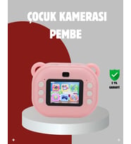 Anında Baskı Özellikli Çocuk Kamerası – 24Mp Hd Çift Lens, 32Gb Hafıza Oyun Modu