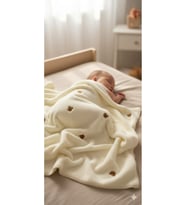 AYICIK NAKIŞLI WELSOFT 90*100 CM BEBEK BATTANİYESİ