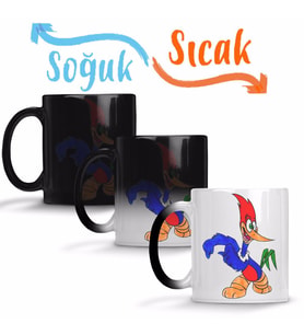 Pica Pau Vintage Sihirli Kupa Bardak Porselen