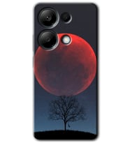 Redmi Note 13 Pro 4G Kılıf HD Desen Baskılı Kılıf - Kanlı Ay