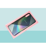 Tkgz - Samsung Galaxy A50S A507 Arka Kapak Batarya Kapağı - SİYAH