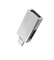 Winex Wiwu T02 Type-C to UsbA 3.0 Hub Çevirici ve Çoklayıcı Hub Gri