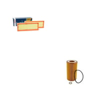 Bosch Filtre Bakım Seti Mercedes ML Serisi 350 500 Benzin W164 2006-2011 Hava + Yağ filtre