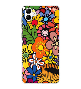 PrintiFy Galaxy  A16 ile Uyumlu 1mm Slim Fit Retro Colors 2 Baskılı Şeffaf  Kılıf