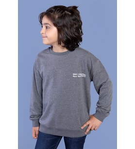 Toontoy Erkek Çocuk Baskılı Sweatshirt (Antrasit Melanj)