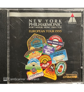 (Plak Değildir CD dir) CD New York Philarmonic Kurt Masur European Tour 1995 CD (Karışık)