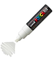 Uni Posca Marker Pc-8k Bold 8.0 Mm White