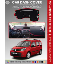 RENAULT KANGOO (2009-2019) Torpido Örtüsü Ön Göğüs Koruma Torpido Koruma Araca Özel Tam Uyum Kaymaz