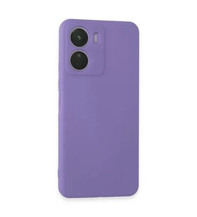 Vivo Y16 Kılıf First Silikon - Lila