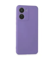 Vivo Y16 Kılıf First Silikon - Lila