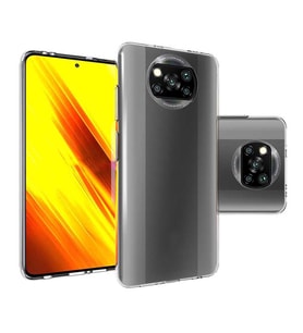 Xiaomi Poco X3 Kılıf Şeffaf Silikon Hibrit Case (Renksiz)