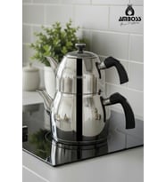 Teadora 4 Parça Paslanmaz Çelik Orta Boy Çaydanlık