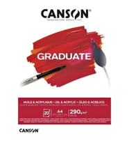 Canson Çizim Bloğu Graduate Yağlı Boya Ve Akrilik 20 Sayfa A4 290 Gram (Beyaz)