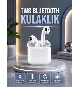 2.nesil Kablosuz Bluetooth Kulaklık Uzun Pil Ömrü
