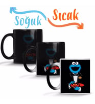 Cookie Monster Phone Case Kurabiye Canavarı Sihirli Kupa Bardak Porselen