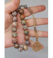 Jasper Taşı Faset Kesim 17'li Efe Tesbih 12mm (9958-EFE)