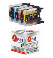 Xplus ® Brother LC77xL LC1240-LC1280 4 Renk Set Muadil Kartuş/ MFC-J5910 / MFC-J6510 / MFC-J6710 / MFC-J6910 (Çok Renkli)