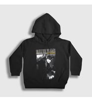 Presmono Unisex Çocuk Siyah Mimori Touka Anime Failure Frame Kapüşonlu Sweatshirt 454801tt