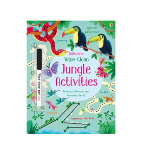 Wipe-Clean Jungle Activities Usborne Publishing