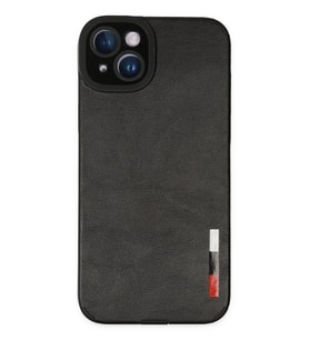 Newface Apple iPhone 14 Plus Kılıf Loop Deri Silikon - Siyah