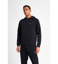 Erkek Fermuarlı Kapüşonlu Sweatshirt 25N-1101 (Siyah)