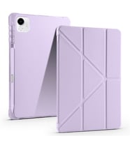 Honor Pad X9 Pro Tablet Kılıf Kalem Bölmeli Standlı Lüx Smart Cover (Lila)