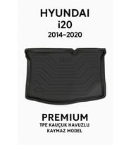 Hyundai i20 2014-2020 Uyumlu 3D Bagaj Havuzu Premium