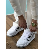 Sneaker Ayakkabı Günlük Erkek Spor Ayakkabı Tarz2410 (Beyaz)