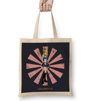 Lucy Heartfilia Retro Japanese Fairy Tail Bez Çanta Uzun Saplı