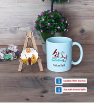 Patoloji Teknikeri Kupa Bardak Beyaz ve Fotoğraflı Ahşap Anahtarlık Hediye (Model 1)