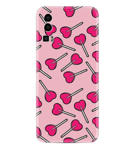 General Mobile GM 23 Kılıf Resimli Desenli Baskılı Silikon Heart Lollipop 1414