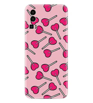 General Mobile GM 23 Kılıf Resimli Desenli Baskılı Silikon Heart Lollipop 1414