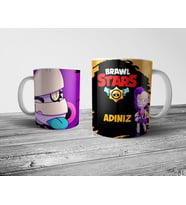 Pixxa  Brawl Stars EMZ Kişiye Özel İsimli Kupa Bardak