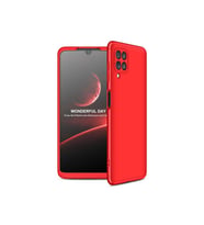 Samsung Galaxy M22 Uyumlu Kılıf Zore Ays Kapak (Kırmızı)