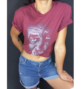 Bordo Renk - Basic T-shirt