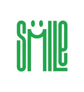 Smile Sticker  17x17 Cm Yeşil