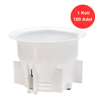 Flora Eko Sessiz Çift Kanatlı Wc Kapağı (F064) x 180 Adet